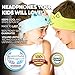 CozyPhones Over The Ear Headband Headphones - Kids Headphones Volume Limited with Thin Speakers & Super Soft Fleece Headband - Green Frog