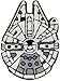 Jay Franco Star Wars Millennium Falcon Vs. Death Star - Kids Super Soft Cotton Tufted Bath Rug