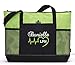 Nurse, RN, LPN, CNA, Medical Personnel Heart Beat Personalized Embroidered Tote