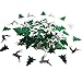Tinksky Christmas Tree and Elk Shaped Merry Christmas Table Confetti Christmas Decoration (Green Silver)
