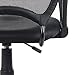 Boss Office Products B16217 Mesh Drafting Stool with Loop Arms in Black