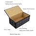 Love Nest PU Soft Sheep Leather High Class and Fashionable Tissue Box Rectangle/Tissue Box Cover Large Size (1, Sheep Leather Black)