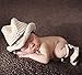 FuzzyGreen Lovely Boy Mouse Crochet Knitted Photography Props Newborn Baby Outfits Diaper Costume with Socks