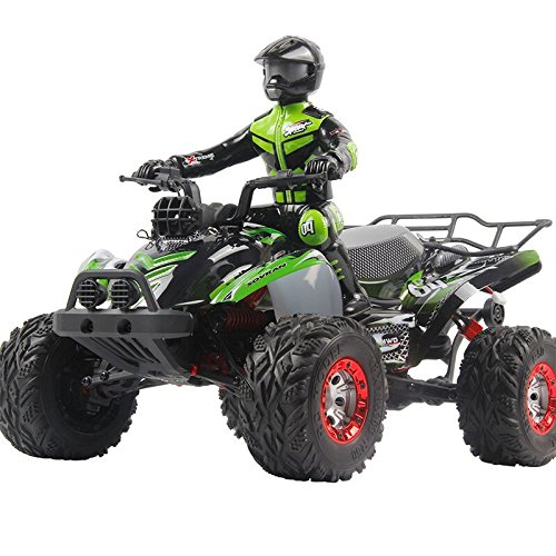 EGE 4WD 1/12 Scale 2.4G Buggy High Speed Off-road Remote Control Truck Off-Road Mountain Bike Beach Motorcycle -Green