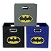 Batman Folding Storage Basket, Black - Collapsible Storage Bin for Toys - Bedroom Organizer - Foldable Bin with Large Capacity. Kid’s Room Decor