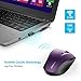 TeckNet Alpha Ergonomic 2.4G Wireless Optical Mobile Mouse 3000 DPI with USB Nano Receiver for Laptop,PC,Chromebook,Macbook,Computer,6 Buttons,30 Months Battery Life, 5 DPI Adjustment Levels