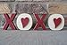 XOXO BLOCKS for valentines, shelf, desk, mantle and home decor