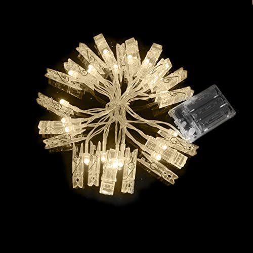 BCHZ 20 LED Photo Peg Clip String Light 2.2m,Party/Wedding/Home Decor