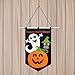 Happy Halloween Decoration Trick or Treat Hanging Door Banner Family Friendly Party Multicolor