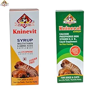 Nootie Kninevit Vitamin Syrup, 100 ml and Kninecal Calcium Syrup, 100 ml