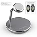 Mangotek Apple Watch Charging Stand, with Magnetic Charger Module and USB Port for iWatch Series 6/5/4/3/2/1 (38mm/40mm/42mm/44mm) and iPhone, Nightstand Mode Apple MFi Certified