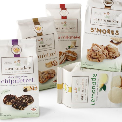 SARA SNACKER CHIPNETZEL CHOC DARK, 6.5 OZ