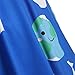 ZAFUL Women's Vintage Peter Pan Collar Planet Print A Line Flare Party Dress Blue