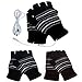 Heated Gloves,Hemlock Lady's 5V USB Power Heated Winter Hand Warmer Gloves (Black)