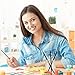 Precision Detail Paint Brush Set of 15 - Miniature Painting Kit Includes Zippered Case - for Acrylic, Watercolor, Oil - Instant Perfection for All Your Fine Detail and Miniature Painting Needs