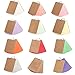 BinaryABC Study Cards, Mini Blank Flash Cards,Multicolor Card Kraft Paper with Metal Binder Ring,250 Pieces 5 Color (Random Color)