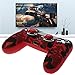Feamos Camouflage Shell for PS4 Controller with Grip Case Joystick Caps Anti Slip Silicone Gamers Christmas Gift (White)thumb 2