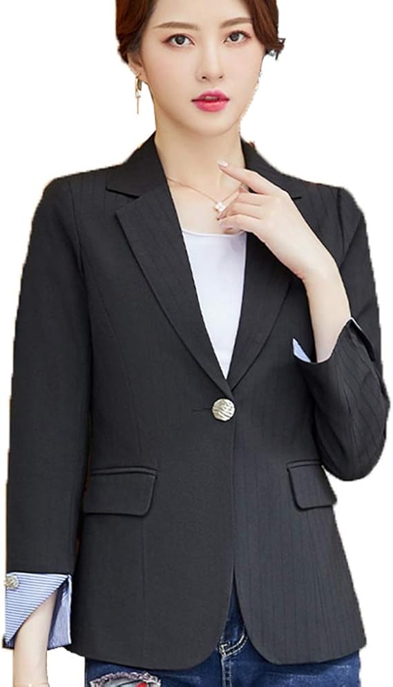 Amazon レディーススーツ シンプル 大人 上品 高級感 おしゃれ 着痩せ スタイリッシュ コーデ 結婚式 事務服 カジュアル パーティー 女子会 秋冬 イギリス風 ギフト フォーマル 通勤 Ol オフィステーラードジャケット コート ジャケット 通販