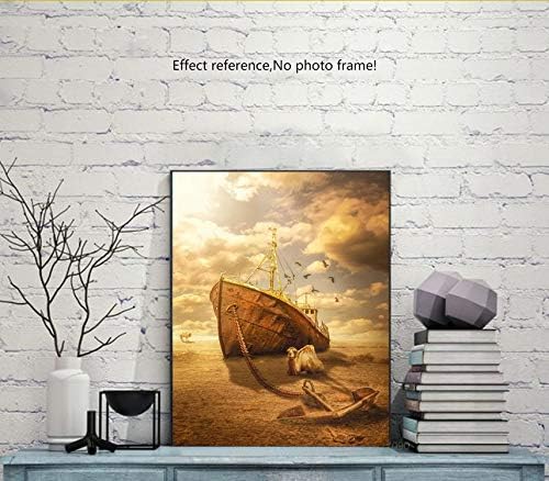 XIGZI Camel 5D Diy Diamond Painting Landscape Full Square Home Decor Desert Diamond Mosaic 30X40 Cm Frameless