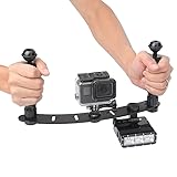 TELESIN Handheld Stabilizer Tray Handle Grip for
