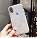 SUBESKING Compatible for iPhone Xs Max Case,Cute Crystal Clear Slim Fit 3D Diamond Pattern Soft TPU Anti-Scratch Shockproof Protective Phone Cover Cases for Women Girls(White)