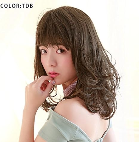 Amazon プリシラ オールウィッグ フリルカールミディ A 693 耐熱 Tdb ダークブラウン プリシラ Prisila 生活雑貨 通販