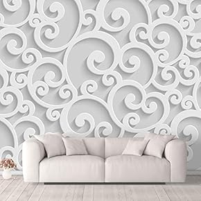 BRAND_NAMEWall Murals for Bedroom Beautiful 3D View Pattern...