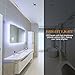 Sunnest 13Ft/4M LED Vanity Mirror Lights,LED Strip Kit For Makeup Dressing Table Vanity Set Flexible 2835 Daylight White with Dimmable and Power Supply,Vanity Lights for Mirror Bathroom Makeup table
