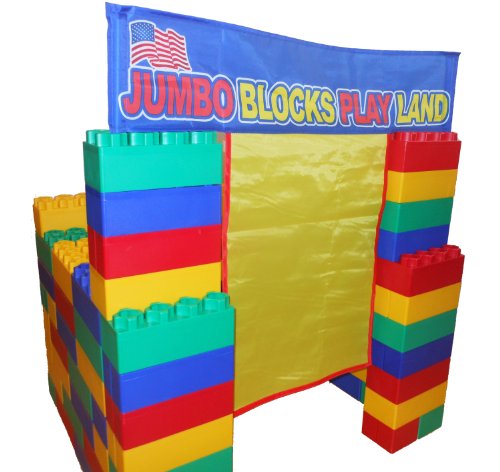 99pc Playhouse Jumbo Blocks- Playland  (Made in the USA)