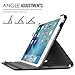 MoKo iPad Mini 4 Case - Slim-Fit Multi-angle Folio Cover Case With Auto Wake / Sleep for Apple iPad Mini 4 (2015 edition) 7.9 inch iOS Tablet, BLACK