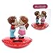 Cute Children Kissing on a Heart Solar Pal Novelty Solar Powered Moving Toy