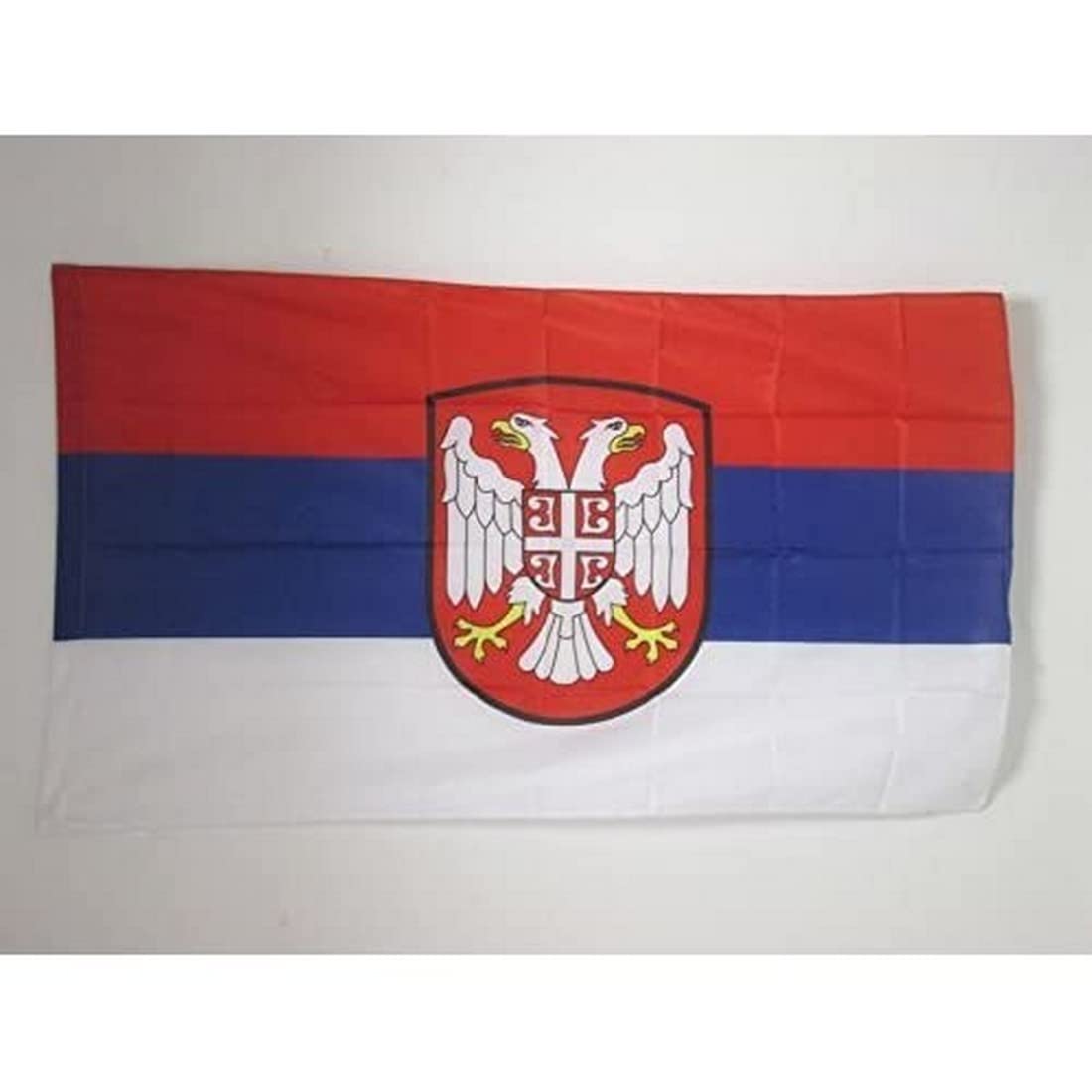 AZ FLAG - Government of National Salvation of Serbia Flag - 2x3 Ft - serbian Nedic regime Banner with Sleeve - 100% Polyester - Fade Resistant - Vivid Colors - 2' x 3' Feet - 90x60 Cm