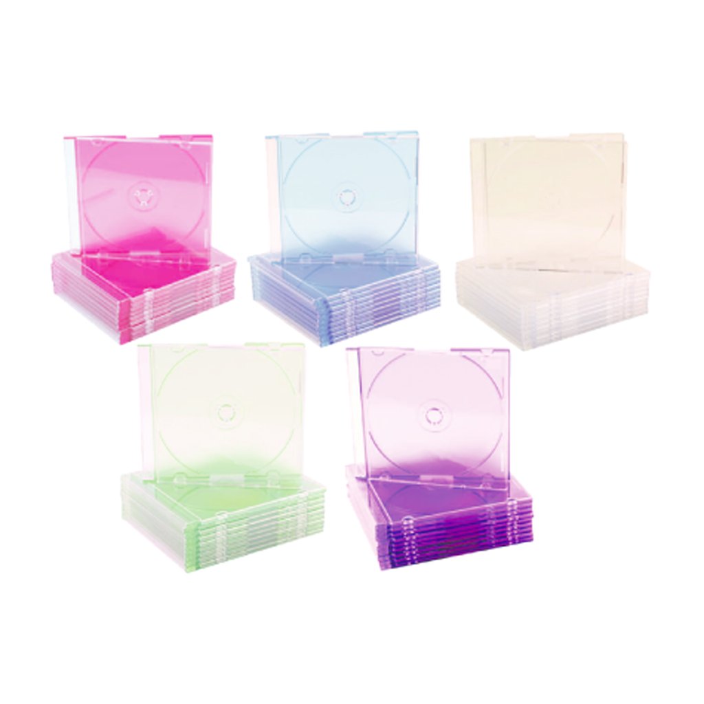 Maplin CD DVD CLEAR PLASTIC JEWEL CASE COVERAGE BOX 10 PACK