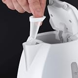 Russell Hobbs Textures 1.7L Electric Kettle White 3KW Fast Boil Push Lid view 3