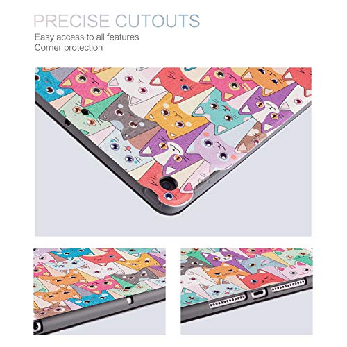 Ipad 7Th Generation Case Lalumix Lovely Cat Ipad 10.2 Case 2019 Smart Shell Stand Cover Soft TPU Hard Back Protector with Auto Wake/Sleep for Tablet Case