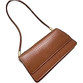 Women Trendy Leather HandBags Purses Snakeskin Pattern Lightweight Clutch Shoulder Bags Underarm Bag