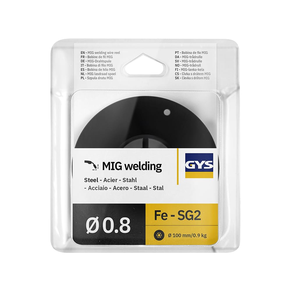 GYS - 086609 - GYS Steel ER70S-6 MIG Wire - Ø0.8mm 0.9kg