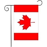 Canada Garden Flag 12x18 Double Sided Outdoor-Canadian Flags Heavy Duty Vivid Color Yard Flag Lawn Canada Day Decorations Gift Outdoor Indoor House Decor