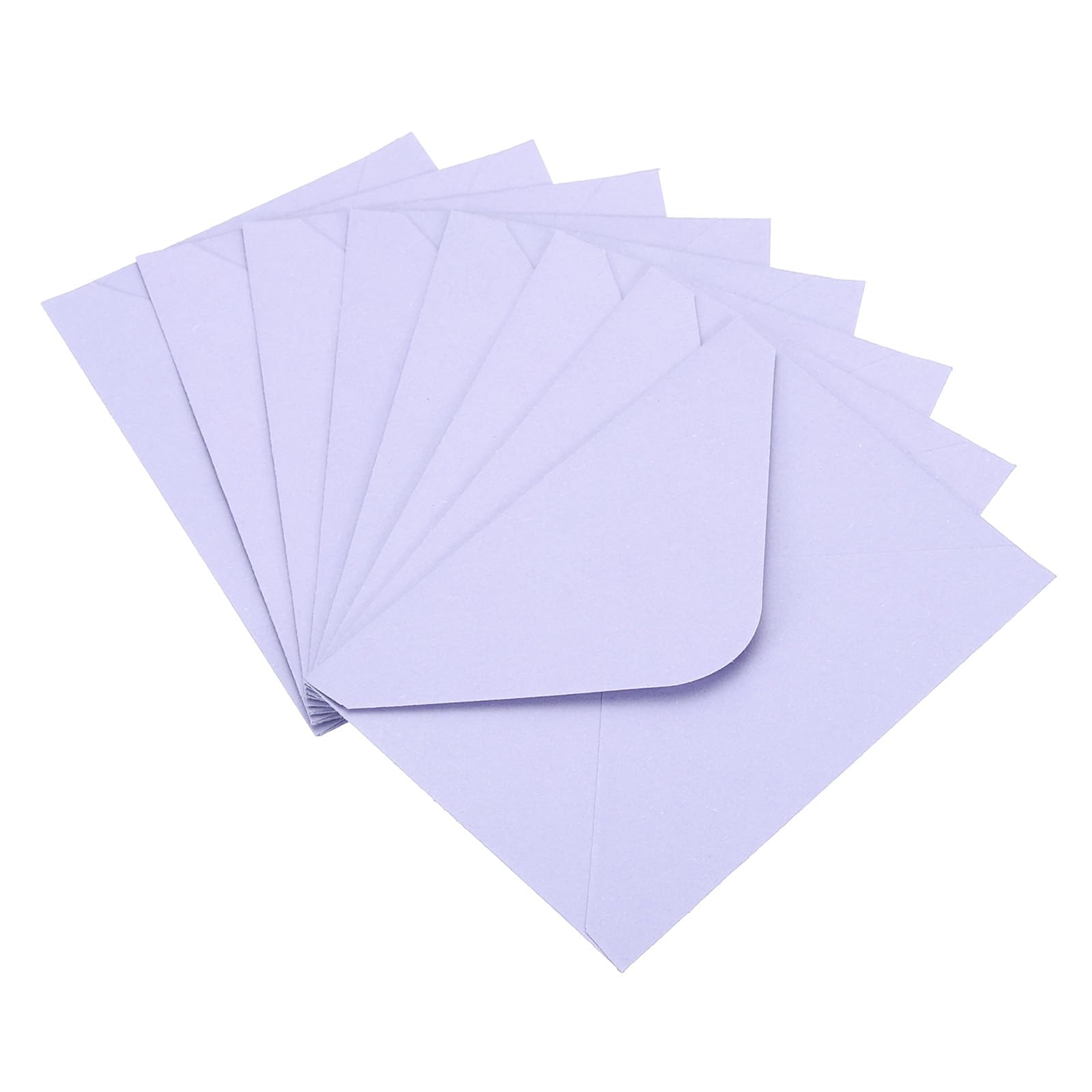 PATIKIL Mini Envelopes, 50 Pack Mini Gift Card Business Card Envelope for Greeting Weddings, Lavender