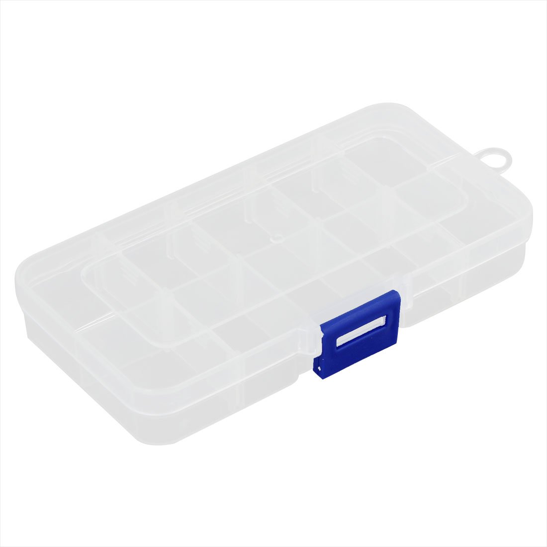 Aexit Clear White Plastic 10 Detachable Compartments Electronic Component Case 13.2 x 6.8 x 2.2cm (92f6193c116baa8e0e1ab5057363e968)