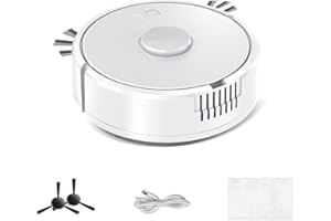 BildeeMait Robot for Vacuum Cleaner with Automatic Charging, Navigation and Multiple Cleaning Modes Hard Floors and Carpets, 