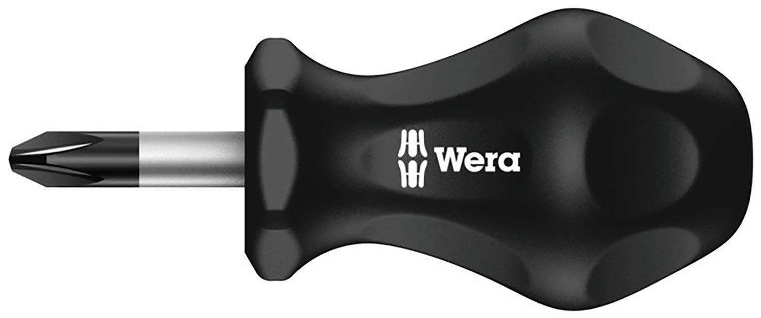 Wera 05009330001 PZ01 x 25 mm Stubby/Carburettor Screwdriver - Silver