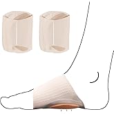 NuCamper Arch Support Compression Sleeves (Pair) for Plantar Fasciitis Relief, Non-Slip Wearable Foot Arch Supports Brace for Men & Women, Foot Sleeves Support for Fallen Arches, High Arch, Flat Feet