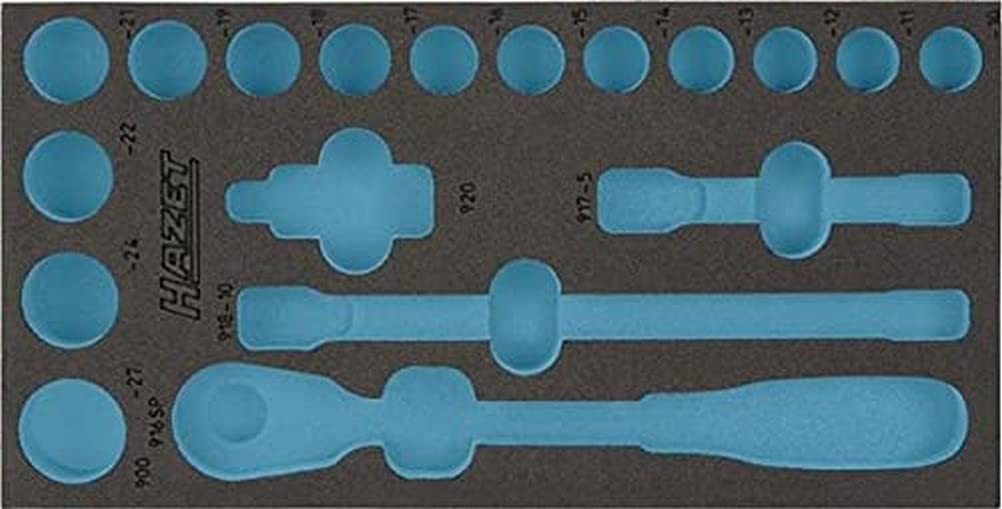 HAZET 163-191L 2-Component Soft Foam Insert - Multi-Colour