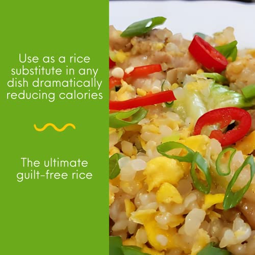 Miracle Noodle Miracle Rice Konjac Rice, Keto Rice, PlantBased, GlutenFree, Soy Free, Low