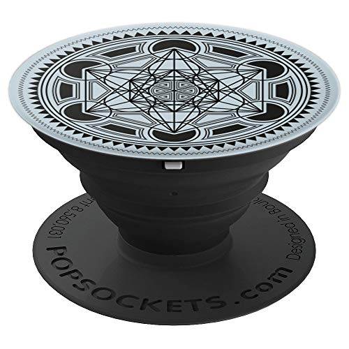 Sacred Geometry Metatron Pattern Mandala Design Yoga Symbol PopSockets Swappable PopGrip