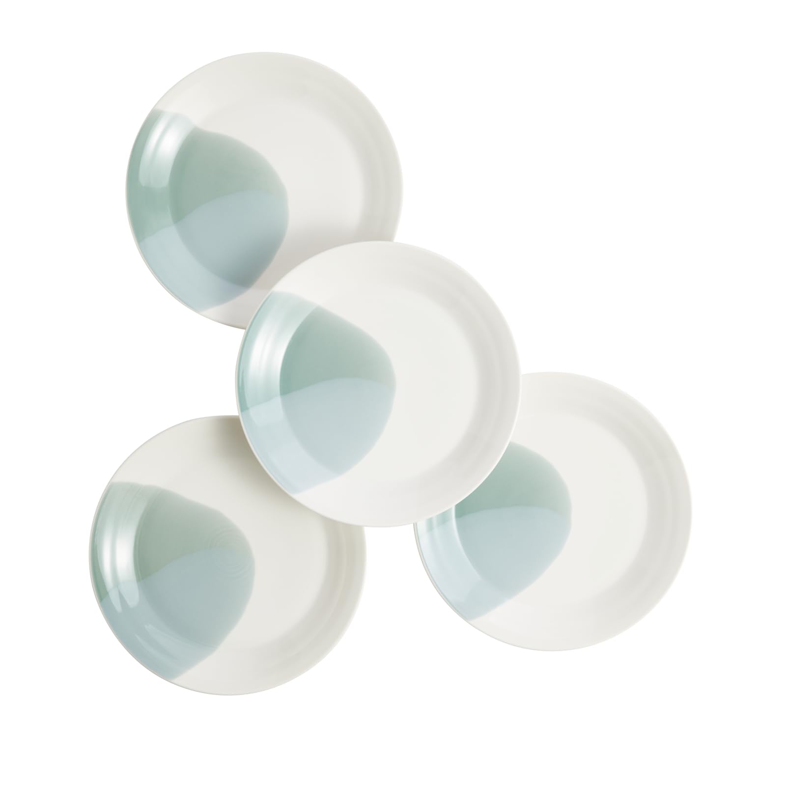 Signature 1815 Set of 4 29cm Plates, Green