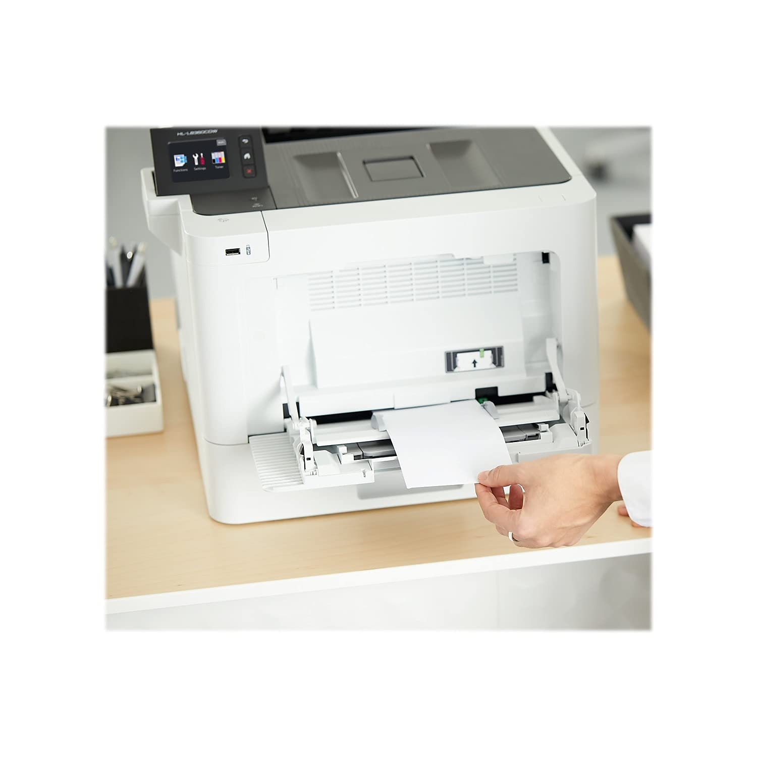 Brother Business Color Laser Printer, HL-L8360CDW, Wireless Networking, Automatic Duplex Printing, Mobile Printing, Cloud Printing, Amazon Dash Replenishment Ready,White