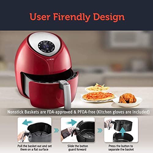 Ultrean Large Air Fryer 8.5 Quart, Electric Hot Airfryer XL Oven
