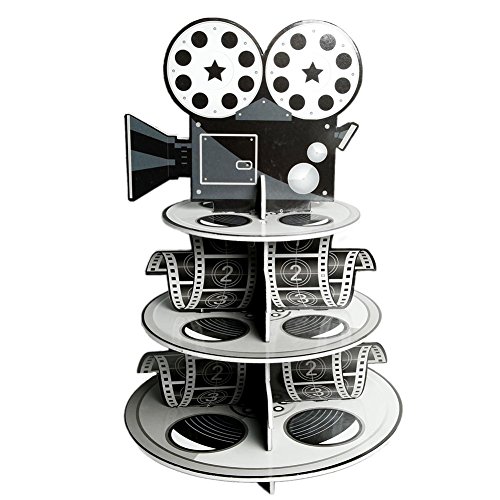 Fun Express Movie Reel Cupcake Holder Foam for Your Oscar Party Novelty, 12 x 17-1/4